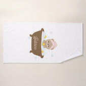 Kawaii Teddysponzenhanddoek Badhanddoek (Badhanddoek)
