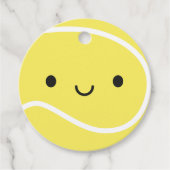Kawaii Tennisbal Bedankjes Labels (Voorkant)