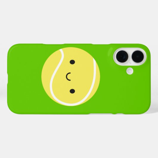 Kawaii Tennisbal Case-Mate iPhone Case (Achterkant (horizontaal))