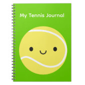 Kawaii Tennisbal Notitieboek (Voorkant)