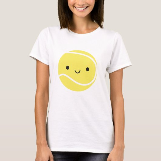 Kawaii Tennisbal T-shirt (Voorkant)