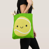 Kawaii Tennisbal Tote Bag (Dichtbij)