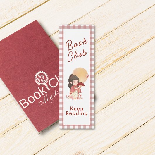 Kawaii Terug naar School Book Club Bladwijzer Mini Visitekaartjes