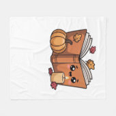 kawaii Thanksgiving boek Classic T-Shirt Fleece Deken (Voorkant (Horizontaal))