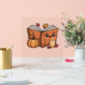 kawaii Thanksgiving boek Oversized T-Shirt Acryl Bord (Huwelijk)