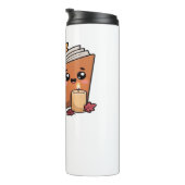 kawaii Thanksgiving boek Oversized T-Shirt Thermosbeker (Geroteerd rechts)