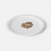 kawaii Thanksgiving cupcake Classic T-Shirt Papieren Bordje (Gekanteld)