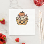 kawaii Thanksgiving cupcake Classic T-Shirt Servet (Insitu)
