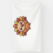 kawaii Thanksgiving kalkoen Classic T-Shirt_1 Spandoek (Verticaal)