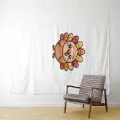 kawaii Thanksgiving kalkoen Classic T-Shirt_1 Wandkleed (In Situ (horizontaal))