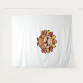 kawaii Thanksgiving kalkoen Classic T-Shirt_1 Wandkleed (Voorkant (horizontaal))