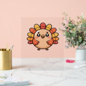 kawaii Thanksgiving kalkoen Classic T-Shirt Acryl Bord (Huwelijk)