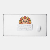 kawaii Thanksgiving kalkoen Classic T-Shirt Bureaumat (Keyboard & Muis)