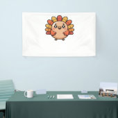 kawaii Thanksgiving kalkoen Classic T-Shirt Spandoek (Beurs)
