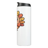 kawaii Thanksgiving kalkoen Classic T-Shirt Thermosbeker (Geroteerd rechts)