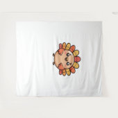 kawaii Thanksgiving kalkoen Classic T-Shirt Wandkleed (Voorkant (horizontaal))