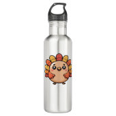 kawaii Thanksgiving kalkoen Classic T-Shirt Waterfles (Voorkant)