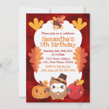 Kawaii Thanksgiving Uil Pompoen Appel Verjaardag
