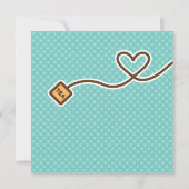 Kawaii Theezakje Thee Feestje Kaart (Achterkant)