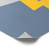 Kawaii Thunder & Lightning Cloud Poster (Hoek)