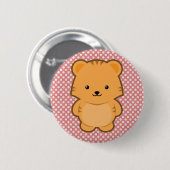 Kawaii Tiger Ronde Button 5,7 Cm (Voorkant /achterkant)