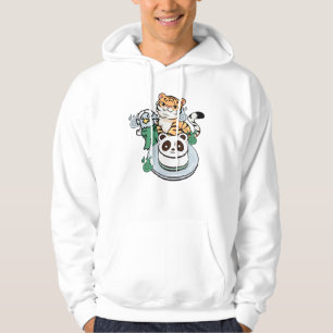 Kawaii Tijger, Amabie Yokai & Panda Cake Hoodie