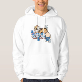 Kawaii Tijger en Ungaikyo Spiegel Yokai Hoodie