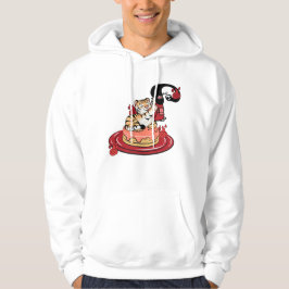 Kawaii Tijger, Futakuchi-onna en Pannenkoeken Hoodie