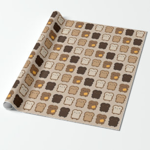 Kawaii Toast Cadeaupapier
