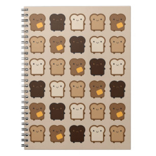 Kawaii Toast Notitieboek