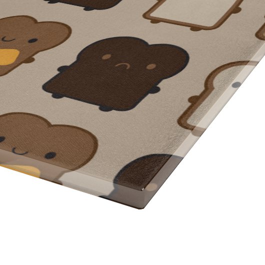 Kawaii Toast Snijplank (Hoek)