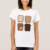 Kawaii Toast T-shirt (Voorkant)