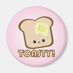 Kawaii Toasty! Toast magneet