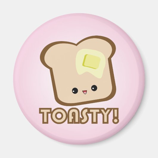 Kawaii Toasty! Toast magneet (Voorkant)