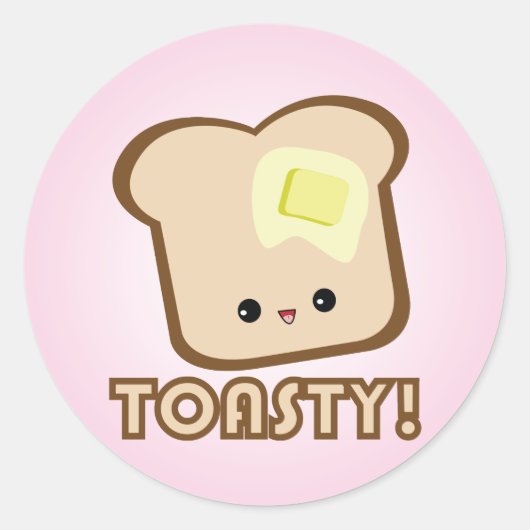 Kawaii Toasty! Toast stickers (Voorkant)
