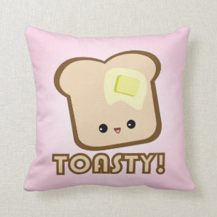 Kawaii Toasty! Toastkussen Kussen