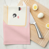 Kawaii tofu vraagt mensen om van tofu te houden theedoek (Quarter Fold)