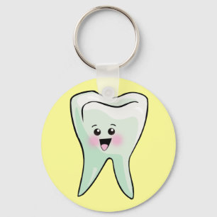 Kawaii Tooth Dental Art Sleutelhanger
