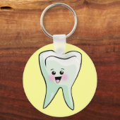 Kawaii Tooth Dental Art Sleutelhanger (Voorkant)