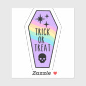 Kawaii 'Trick or treat' Kist Sticker (Vel)