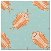 Kawaii Trilobite Stof (Close Up)