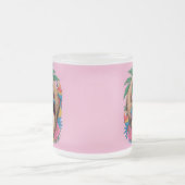 Kawaii Tropical Sloth – Cute Summer Vibes Rainbow  Matglas Koffiemok (Center)