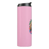 Kawaii Tropical Sloth – Cute Summer Vibes Rainbow  Thermosbeker (Gedraaid links)