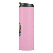 Kawaii Tropical Sloth – Cute Summer Vibes Rainbow  Thermosbeker (Geroteerd rechts)