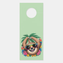 Kawaii Tropische Luiaard – Mooie Zomer Vibe Regenb