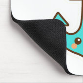 Kawaii Turquoise Anker – grillig en vrolijk Muismat (Hoek)