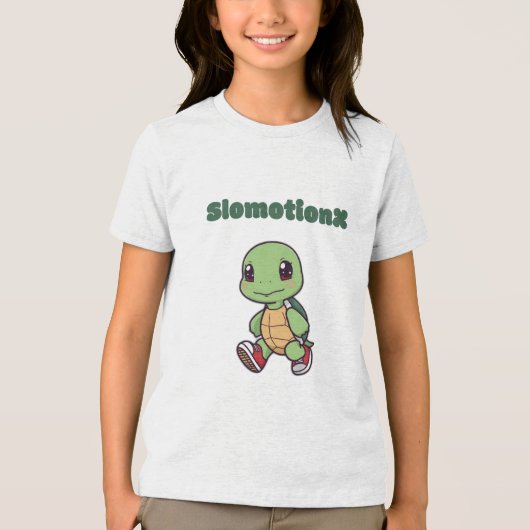 Kawaii Turtle Sweatshirt Schattige Slowmotionx Car (Voorkant)