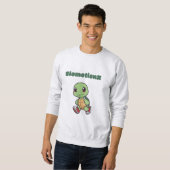 Kawaii Turtle Sweatshirt – Schattigee Slowmotionx (Voorkant volledig)