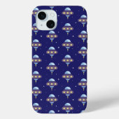Kawaii UFO patroon Case-Mate iPhone Case (Achterkant)