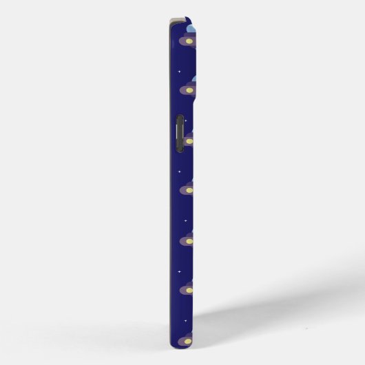 Kawaii UFO patroon Case-Mate iPhone Case (Achterkant / Rechts)